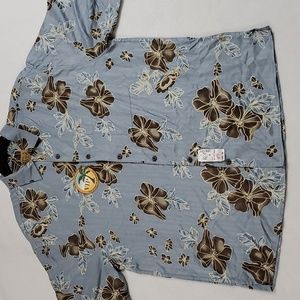 Jos. A. Bank Vacation in Paradise XL Blue Men's Hawaiian button down Shirt